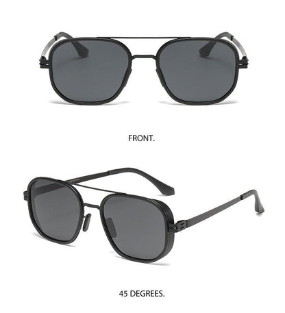 Metal polarized UV protection sunglasses