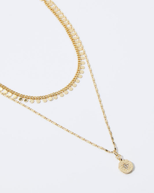 Samira Layered Charm Necklace